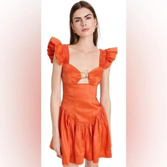pink wrap dress Girl In Mind Drew Puff Sleeve Cerise Pink Midi Dress  Love My Apparel